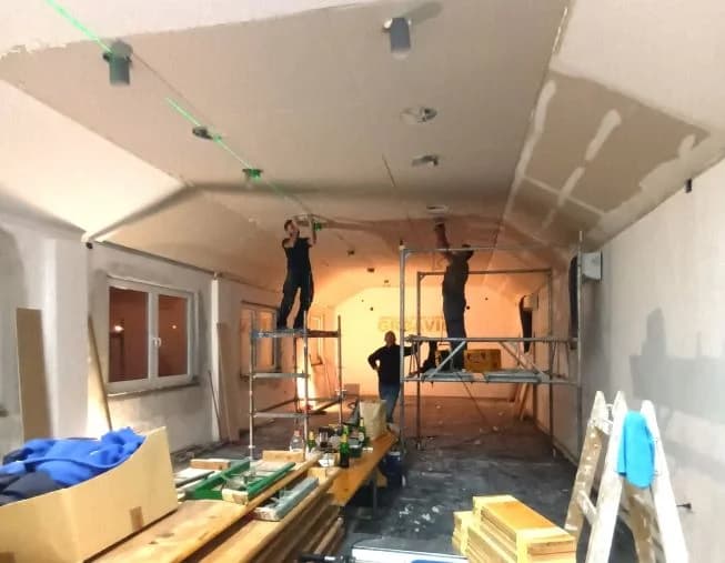 Radovi na uređenju unutrašnjosti domskog objekta pleterničke Udruge za sport i rekreaciju „Grbavica“