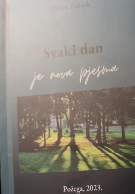 Predstavljena knjiga „Svaki dan je nova pjesma“ požeškog pjesnika i slikara Davora Zakšeka