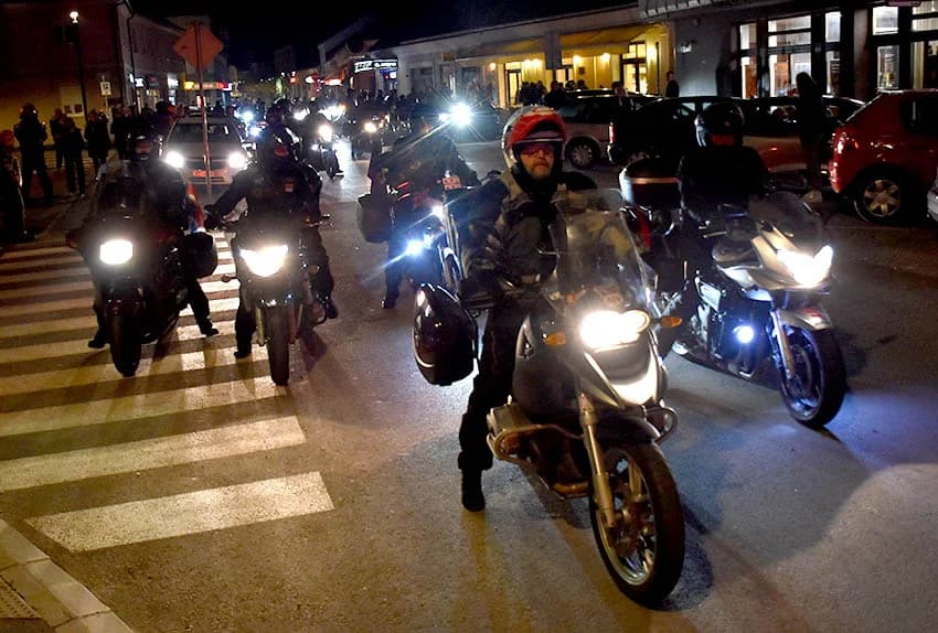 Sudionici moto karavane za Vukovar u Požegi