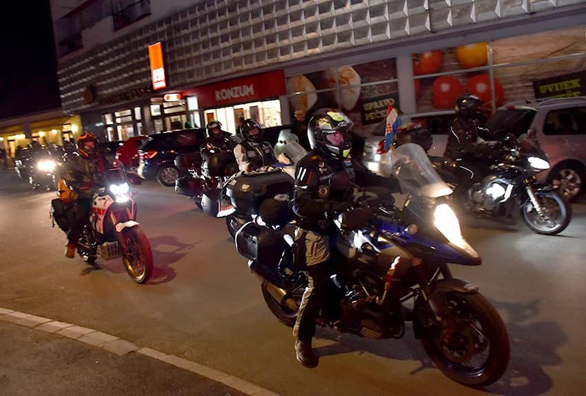 Sudionici moto karavane za Vukovar u Požegi