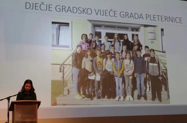 Održana svečana sjednica pleterničkog Dječjeg gradskog vijeća