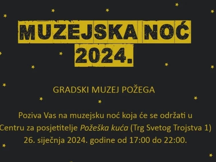 Muzejska noć, plakat