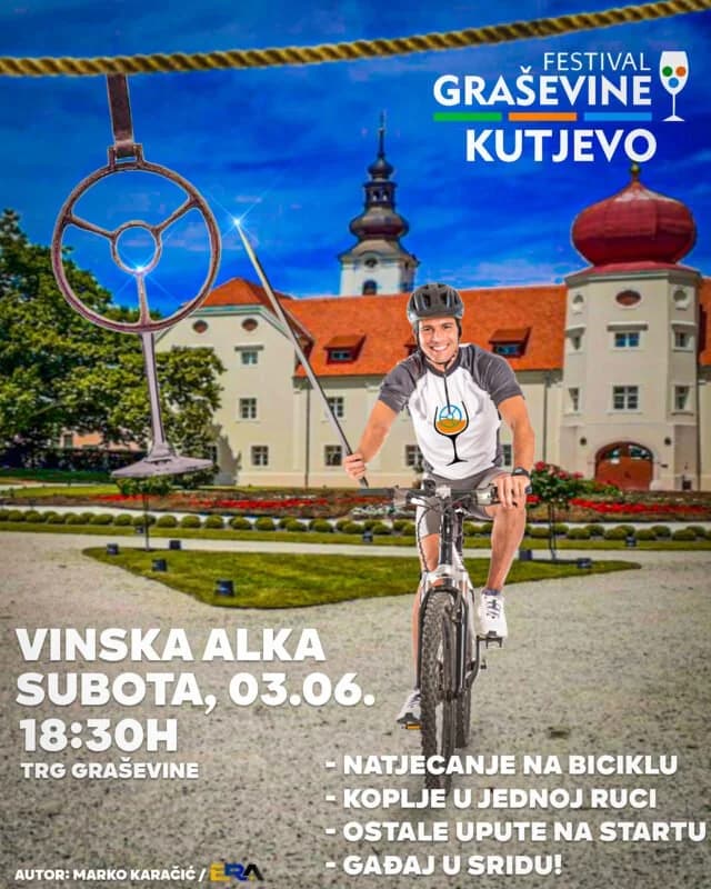 Uz Vinsku alku, Vinski maraton i Dječju utrku traktora dočekajte 3.lipnja 2023. u Kutjevu koncert Harisa Džinoviča