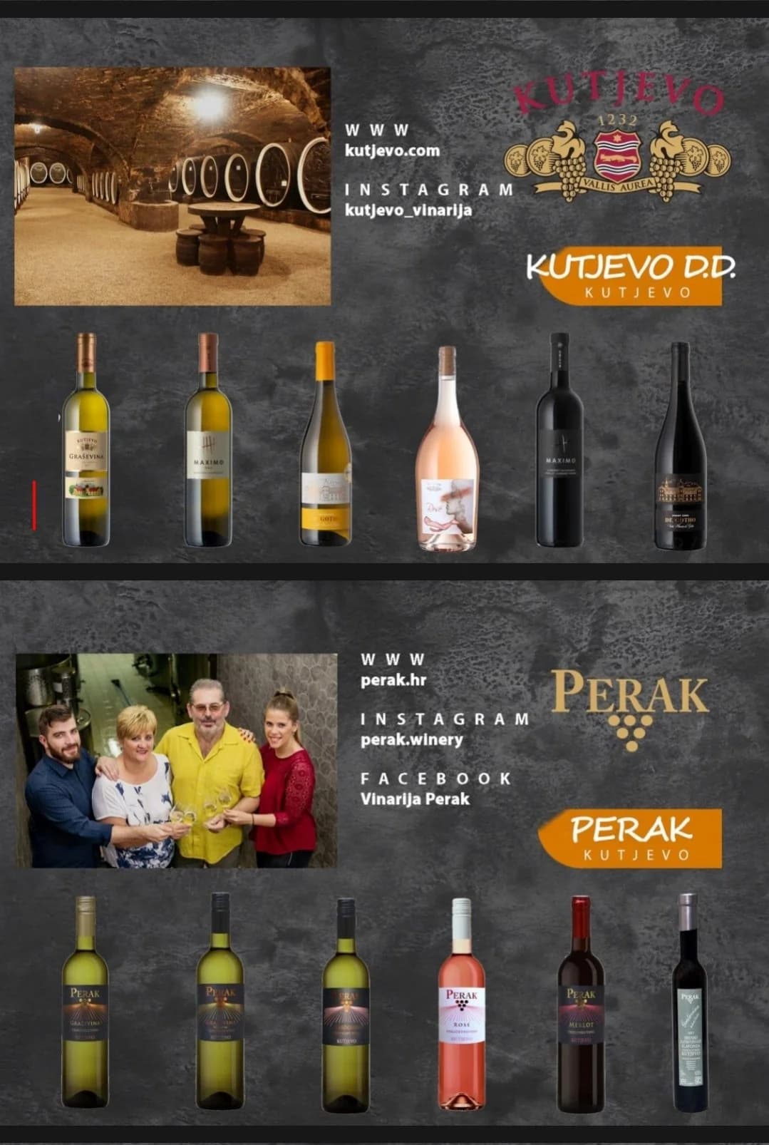 Vinarije Kutjevo dd, Galić, Krauthaker, Perak i Škoro predstavile se u Sarajevu