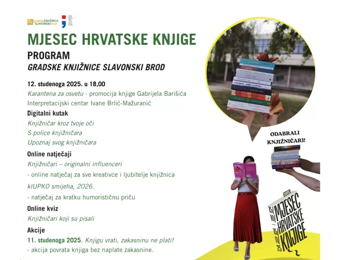 Knjižničari – superjunaci Mjeseca hrvatske knjige 2025.