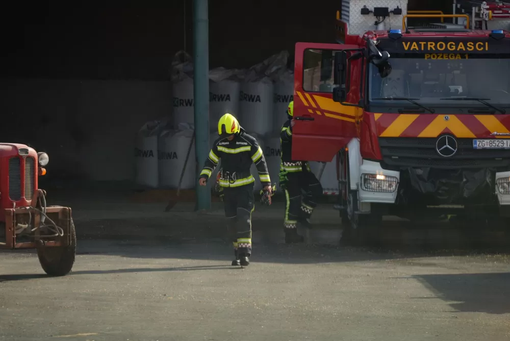 Požar sušare u Golobrdcima: Vatrogasci brzo reagirali i lokalizirali vatru