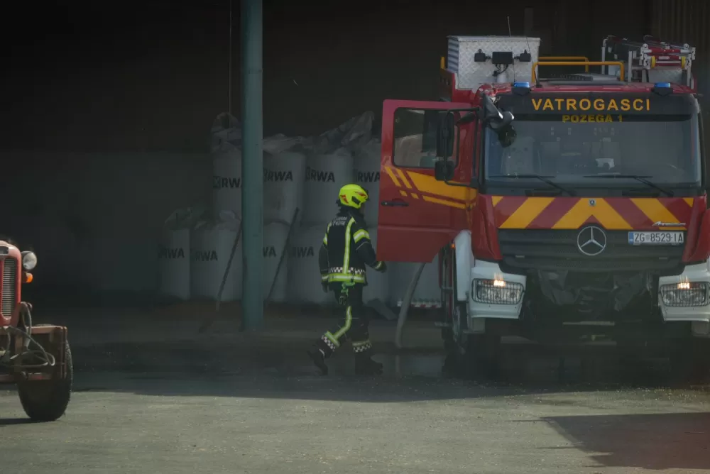 Požar sušare u Golobrdcima: Vatrogasci brzo reagirali i lokalizirali vatru