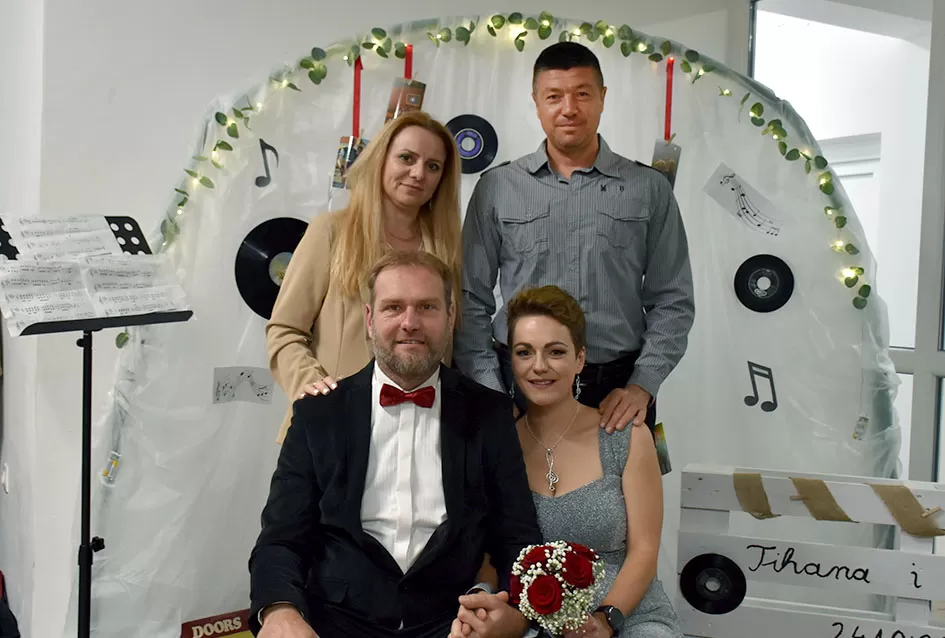 Požežani Tihana i Ivan ljubav prema glazbi okrunili brakom