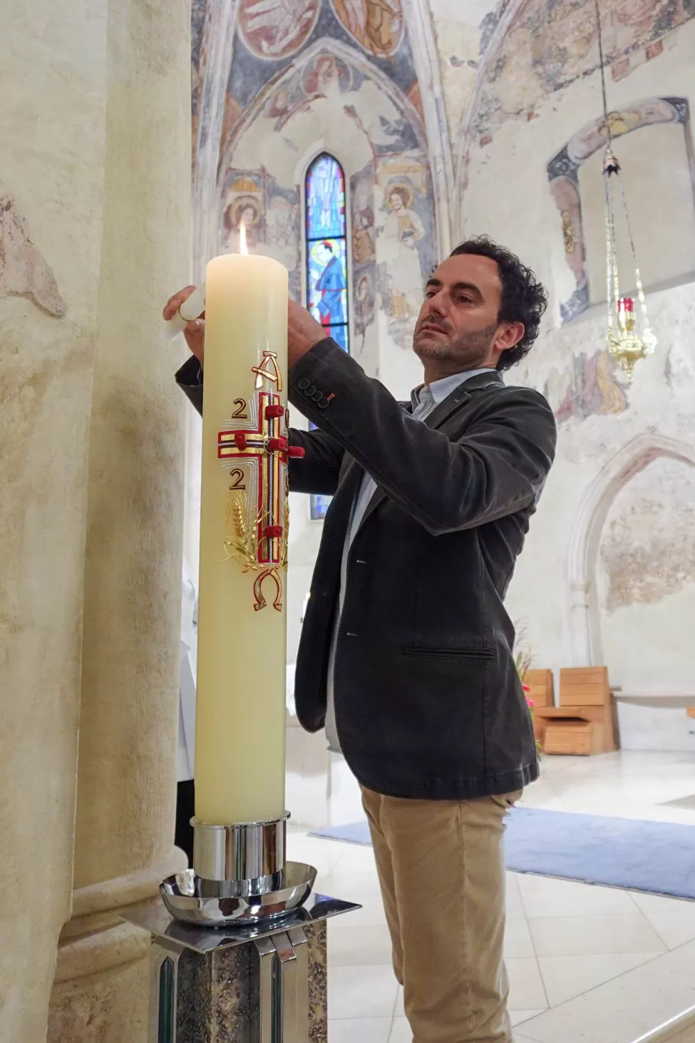 Krštenje petog djeteta roditelja Matković u požeškoj crkvi sv. Lovre