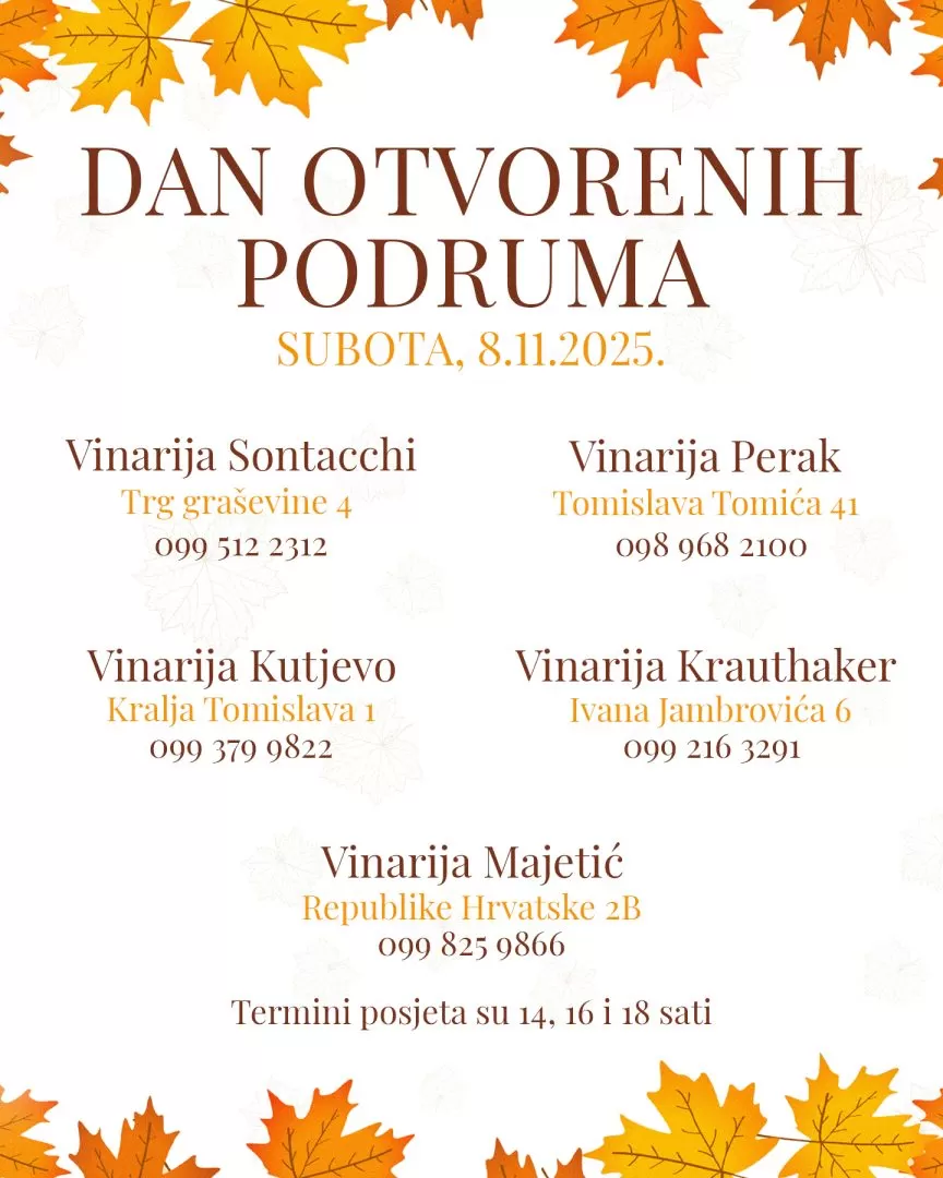 Nemojte propustiti: Kutjevačko Martinje – slavlje vina, jeseni i zajedništva