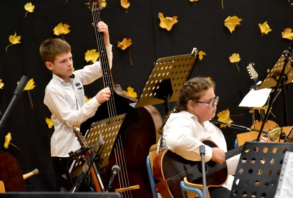 Kaptolački tamburaški orkestar tamburama i pjesmama u šetnji Slavonijom