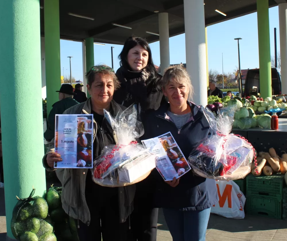 Okusi tradicije i domaće ljubavi: izabrana najbolja zimnica na Gradskoj tržnici u Pleternici