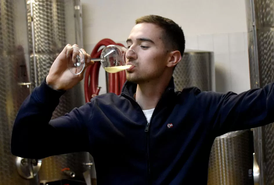 Kroz čašu graševine teče obiteljska priča – Pero Majetić i unuk Lovro Potrebica