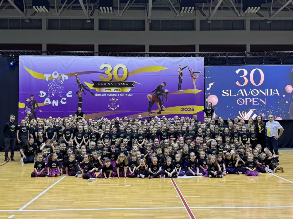 Jubilarno izdanje „Slavonija Opena“ proslavilo 30. obljetnicu ŠPK Top Dance