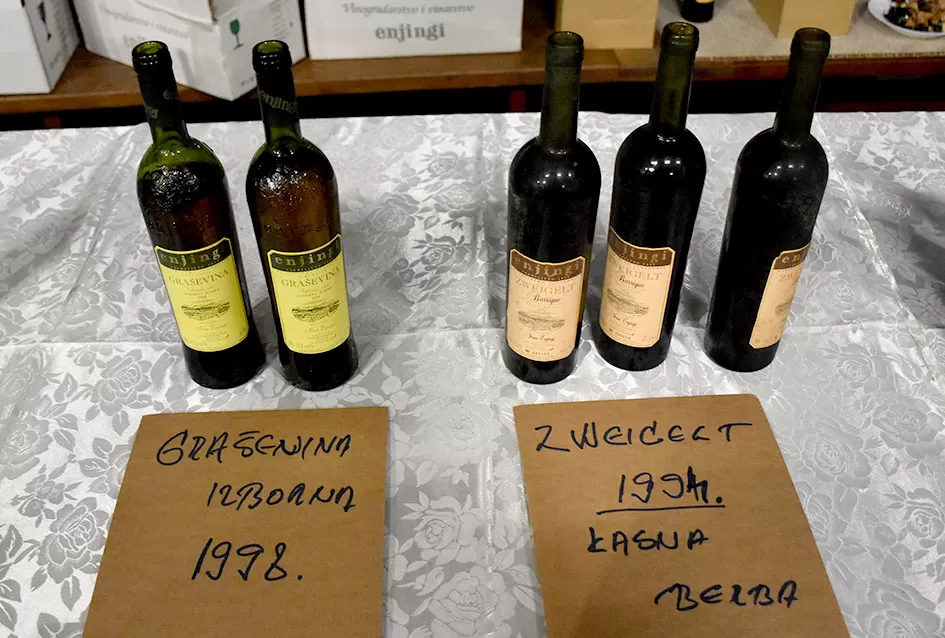 Krštena mlada graševina, kušana rijetka arhivska vina stara preko 30 godina