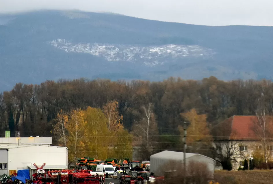 Zimska idila: Prvi snijeg zabijelio vrhove Papuka i Krndije