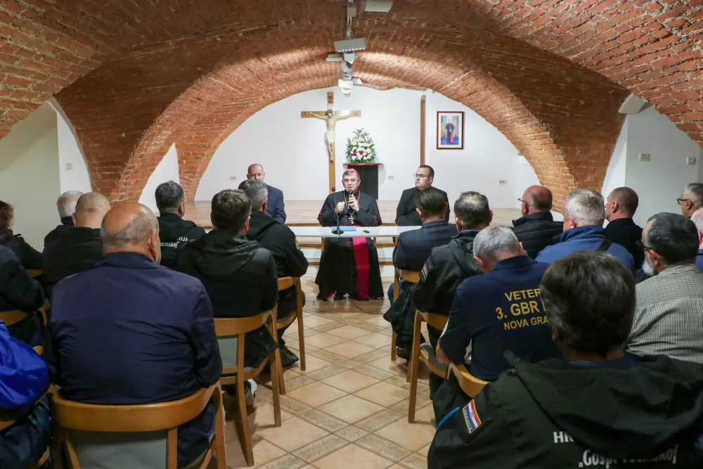 TRADICIONALNI SUSRET: Biskup Ivo primio predstavnike braniteljskih udruga