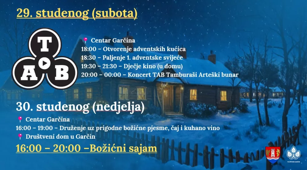 Josip Vidaković donosi veliki iskorak: Garčin dobiva potpuno obnovljen i proširen Advent