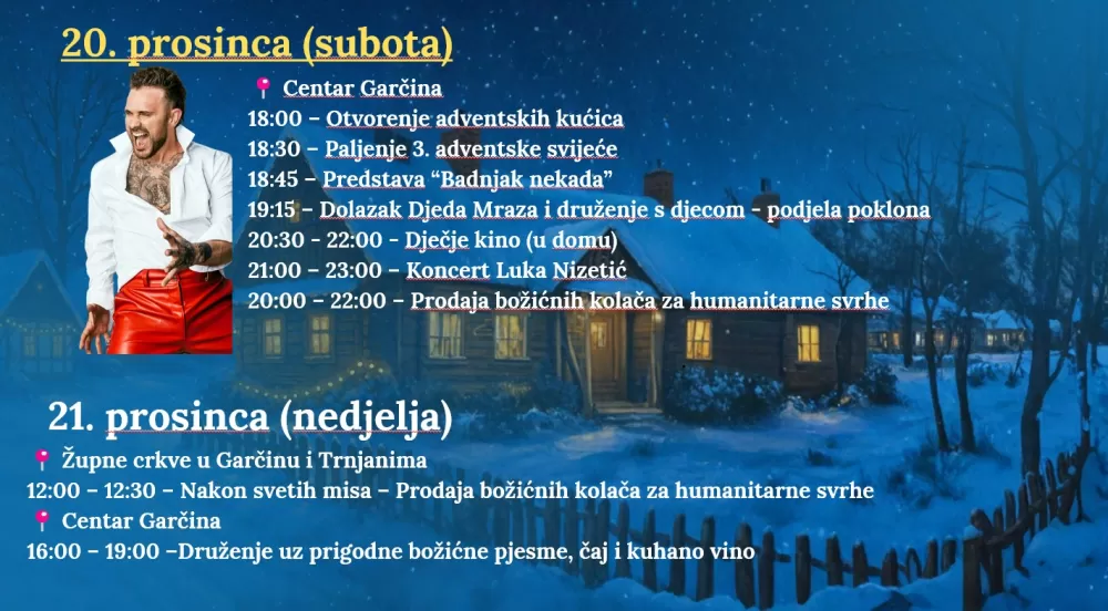 Josip Vidaković donosi veliki iskorak: Garčin dobiva potpuno obnovljen i proširen Advent