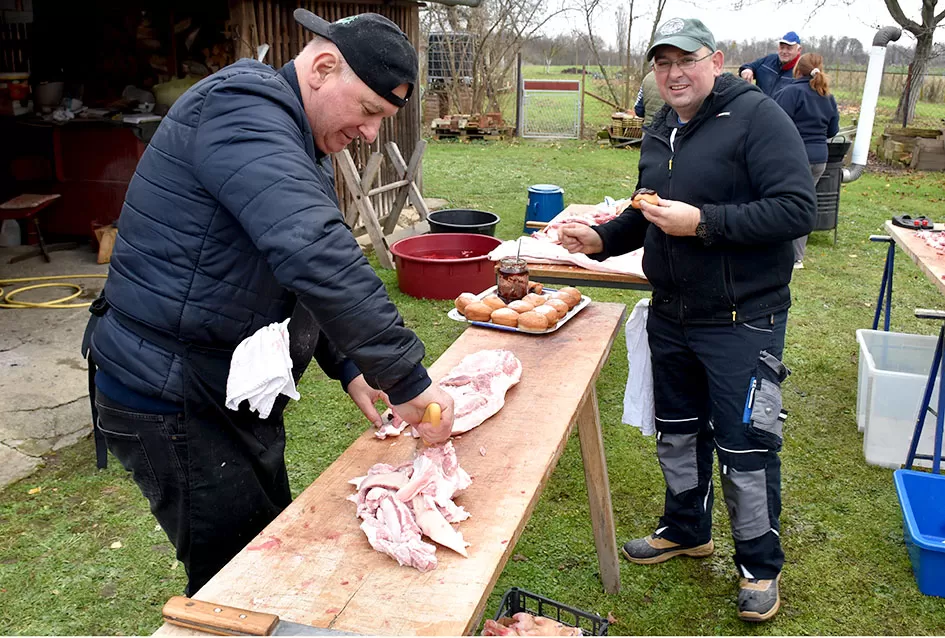 Slavonska tradicija živi u Alilovcima: Kolinje okupilo obitelj Ciganović