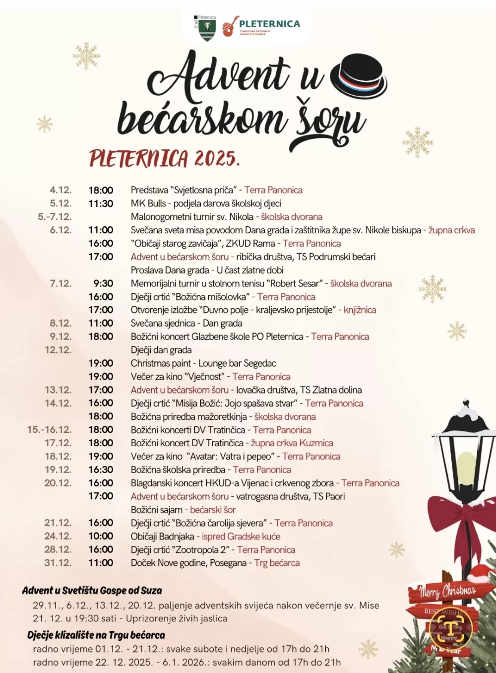 Advent u bećarskom šoru ponovno donosi blagdansku čaroliju u Pleternicu