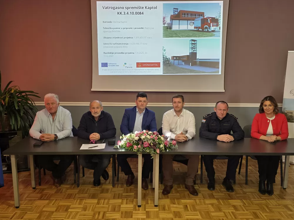 Nagrada za 135 godina služenja: Kaptol gradi novo vatrogasno spremište“