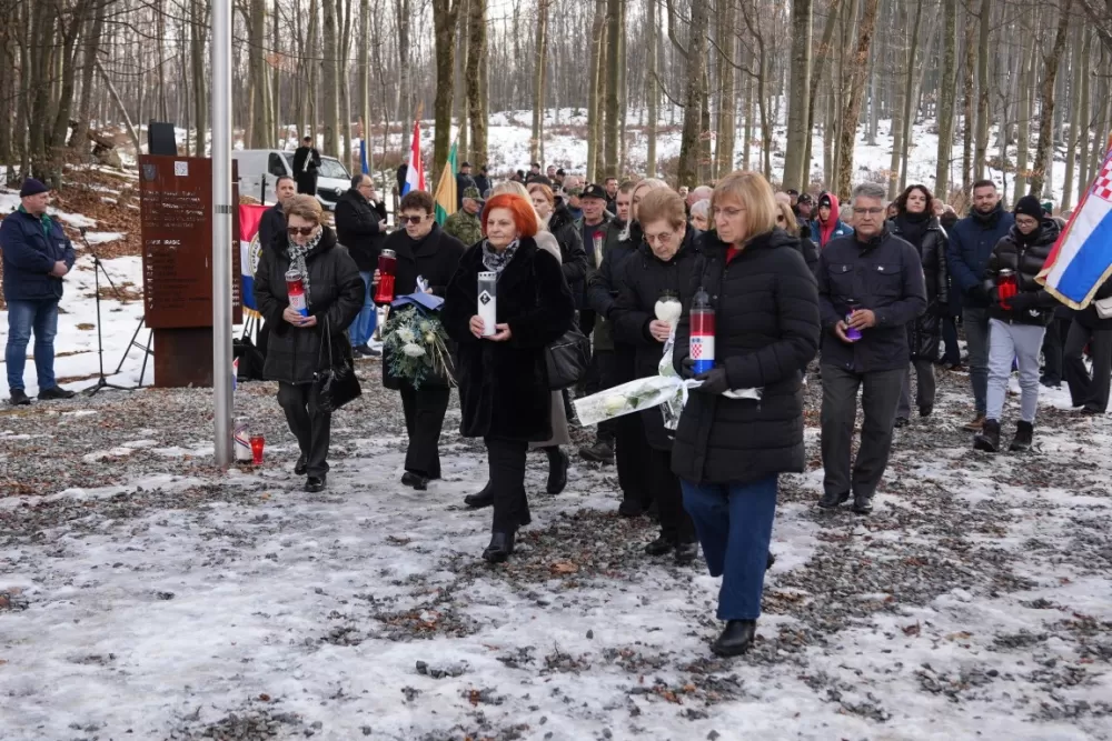 U šumskoj tišini Papuka ponovno izgovorena imena 11 hrvatskih heroja