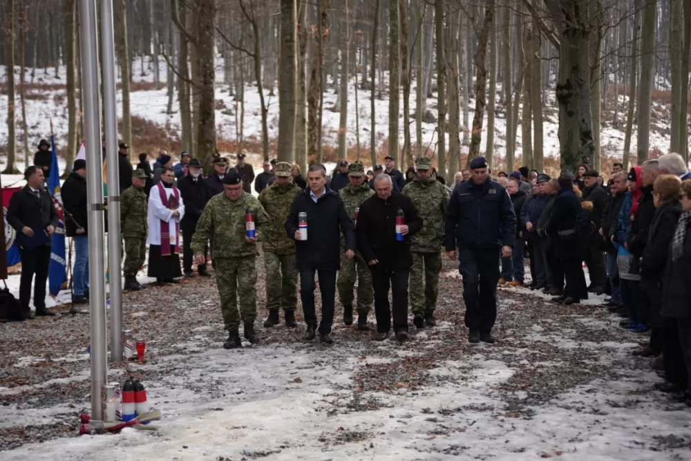 U šumskoj tišini Papuka ponovno izgovorena imena 11 hrvatskih heroja