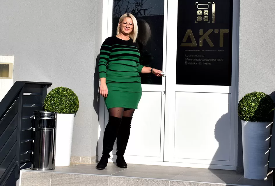 Iskustvo i obrazovanje spojeni u ʼAktʼ-u: Martina Egner otvorila vlastiti knjigovodstveni servis u Požegi