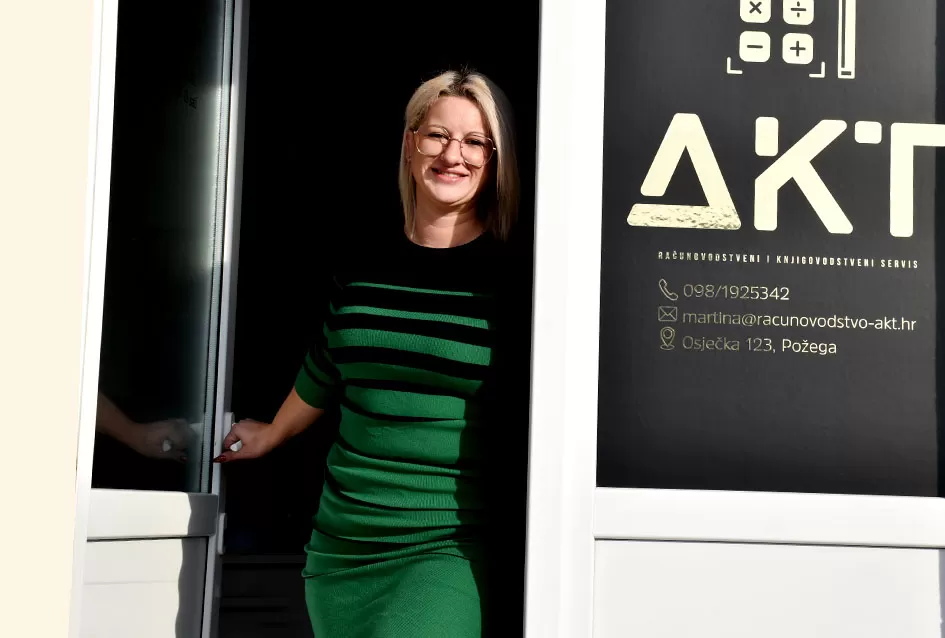 Iskustvo i obrazovanje spojeni u ʼAktʼ-u: Martina Egner otvorila vlastiti knjigovodstveni servis u Požegi