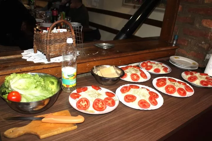 Zajednička večera i druženje nakon osvajanja zlatne medalje 