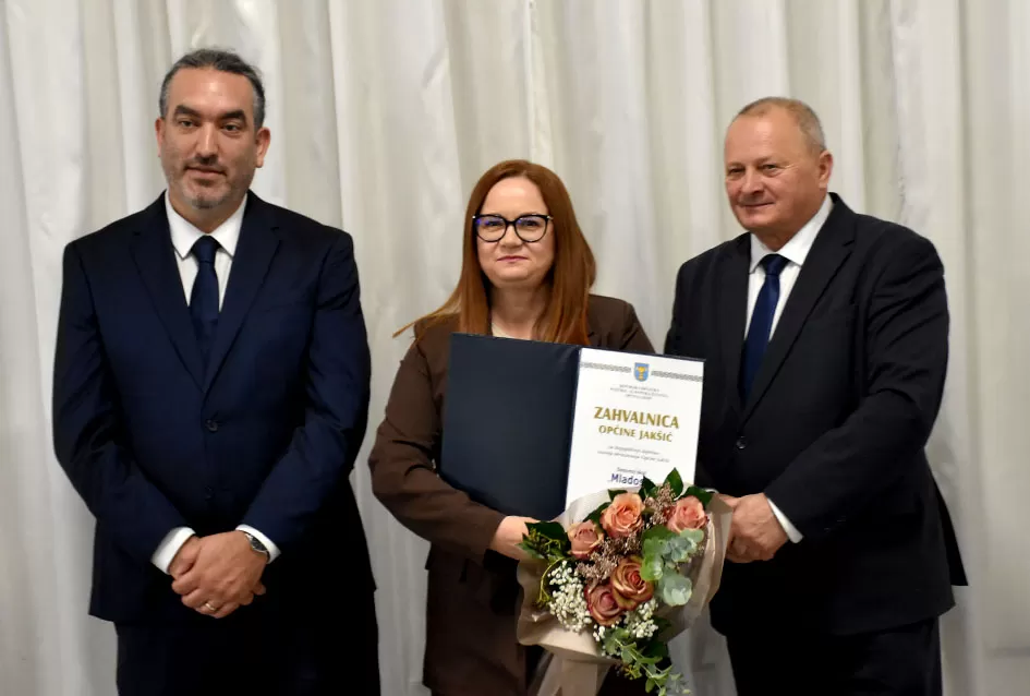 Zahvalnice Općine Jakšić primili su Limarija Pažin, OŠ Mladost, Mirela Pavličić Hein, Slavko Glavaš i Ivo Grbeš-Honda