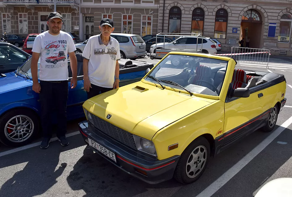 Požeška garaža čuva blago: Siniša Bosanac i rijetki Yugo Cabrio koji mami uzdahe