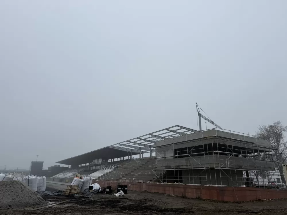 Zapadni dio južne tribine Stadiona kraj Save prerasta u suvremeni sportski kompleks