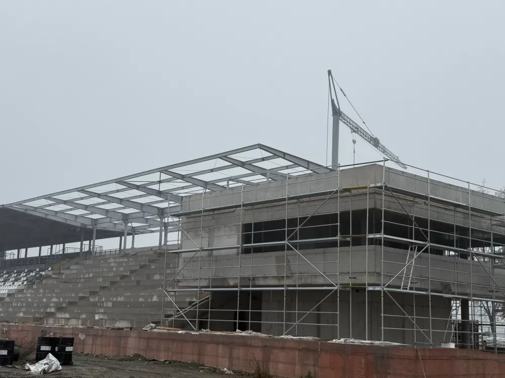 Zapadni dio južne tribine Stadiona kraj Save prerasta u suvremeni sportski kompleks