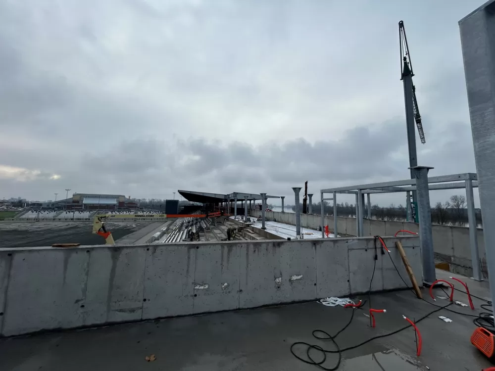 Zapadni dio južne tribine Stadiona kraj Save prerasta u suvremeni sportski kompleks