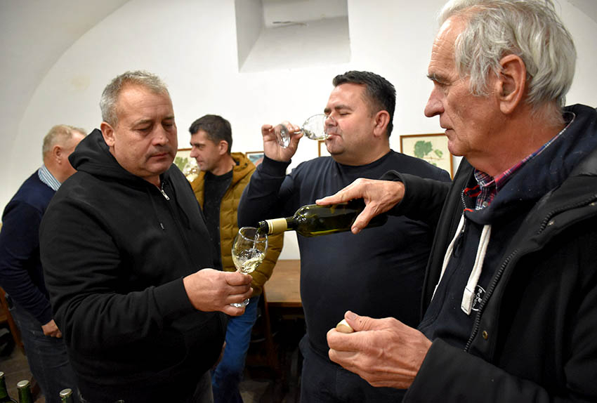 ADVENTSKO KUŠANJE VINA ČLANOVA POŽEŠKE UDRUGE VINARA U ZNAKU OBLJETNICA Požežani su graševinu pili prije 160 godina