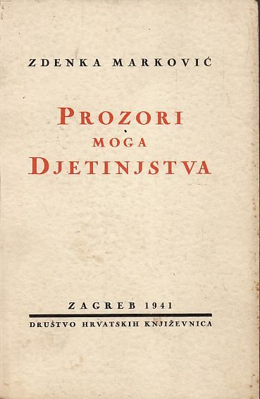 U siječnju je 1884. godine u Požegi rođena hrvatska književnica i prevoditeljica Zdenka Marković