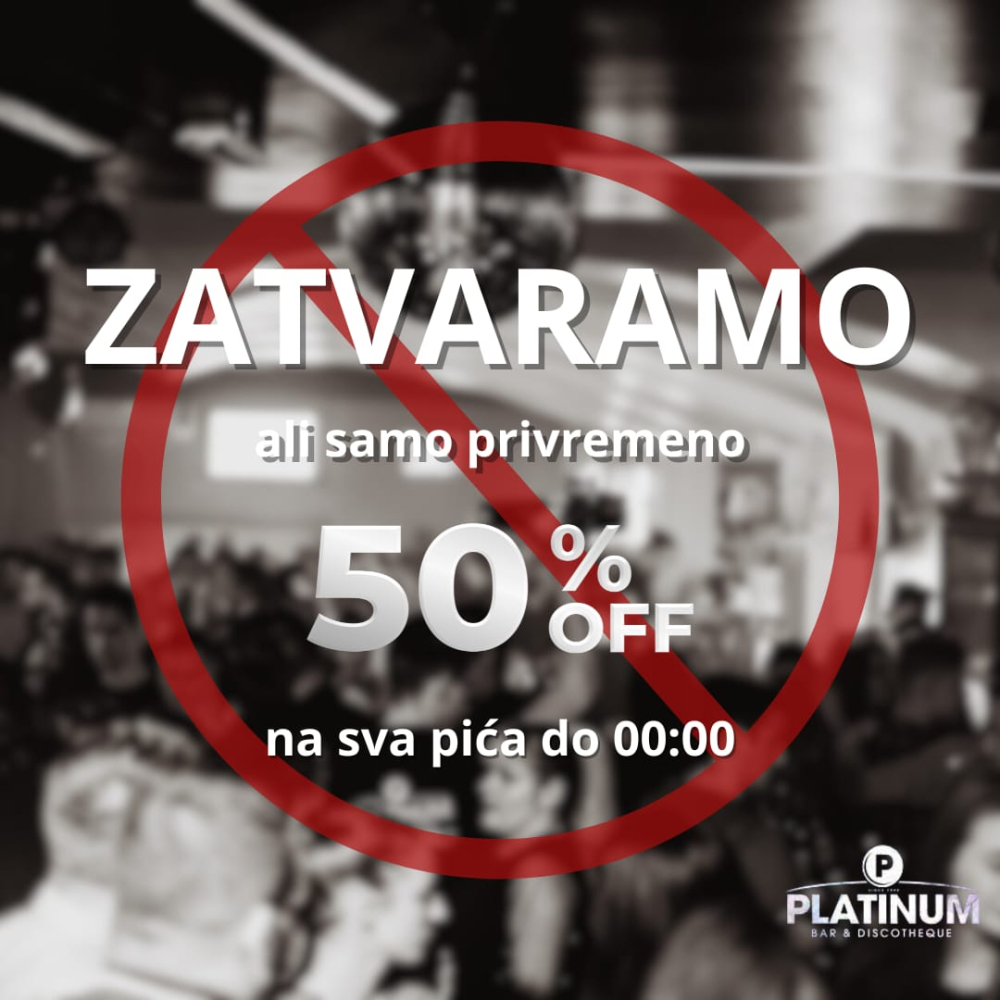 Požega.eu | Platinum privremeno zatvara svoja vrata zbog ʼuzbudljivih promjenaʼ!