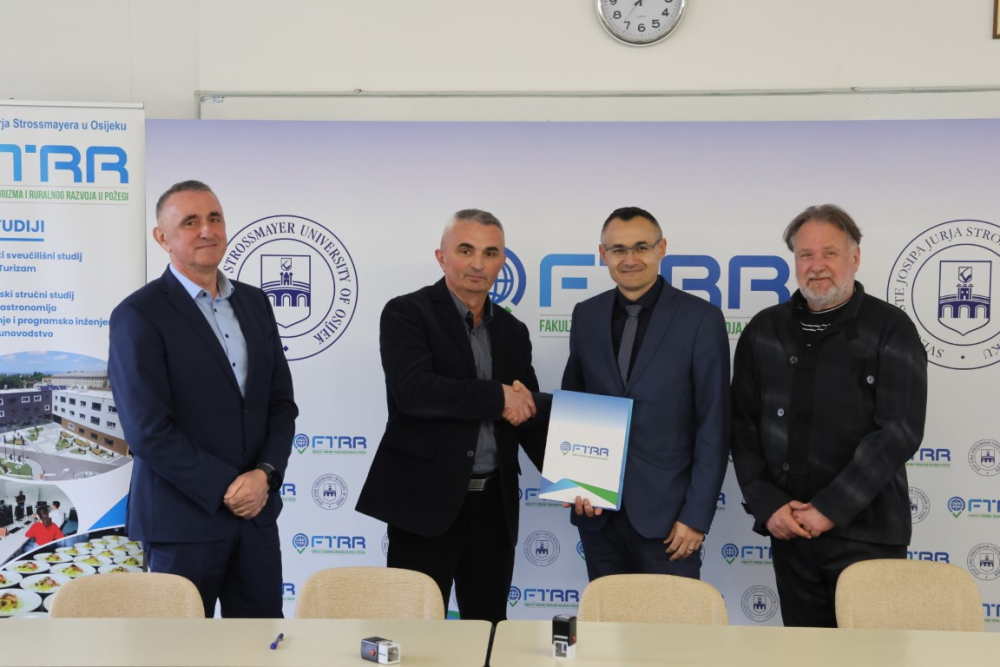 SB Online | Požeški Fakultet turizma i ruralnog razvoja potpisao sporazum o suradnji s Prehrambeno tehnološkim fakultetom iz Osijeka