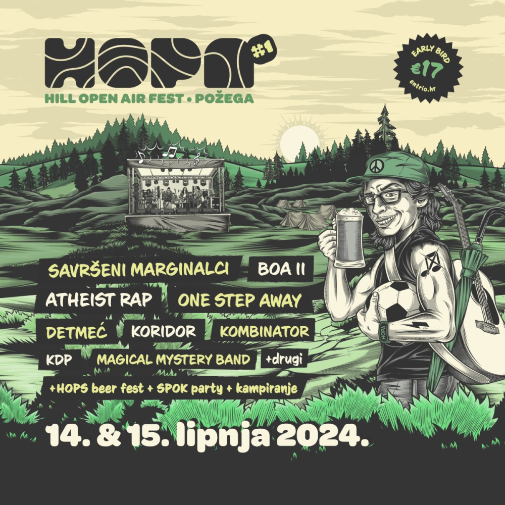PankeRaj na zemlji: Bliži se HOPA festival, nabavite ulaznice po povoljnijoj cijeni (i uštedite za pivo!)