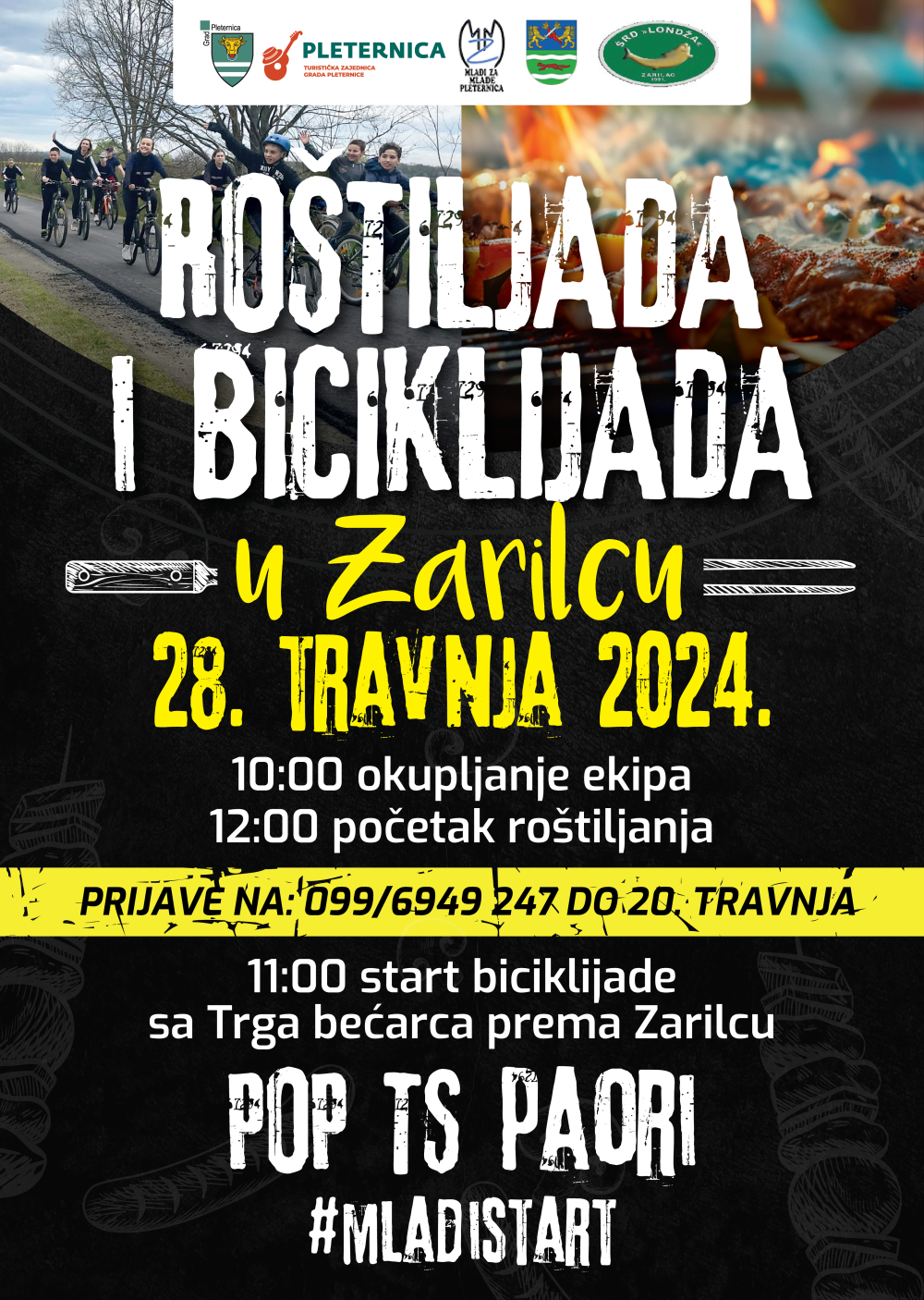 SB Online | „Roštiljada i Biciklijada“ 28. travnja pored ribnjaka u Zarilcu kod Pleternice