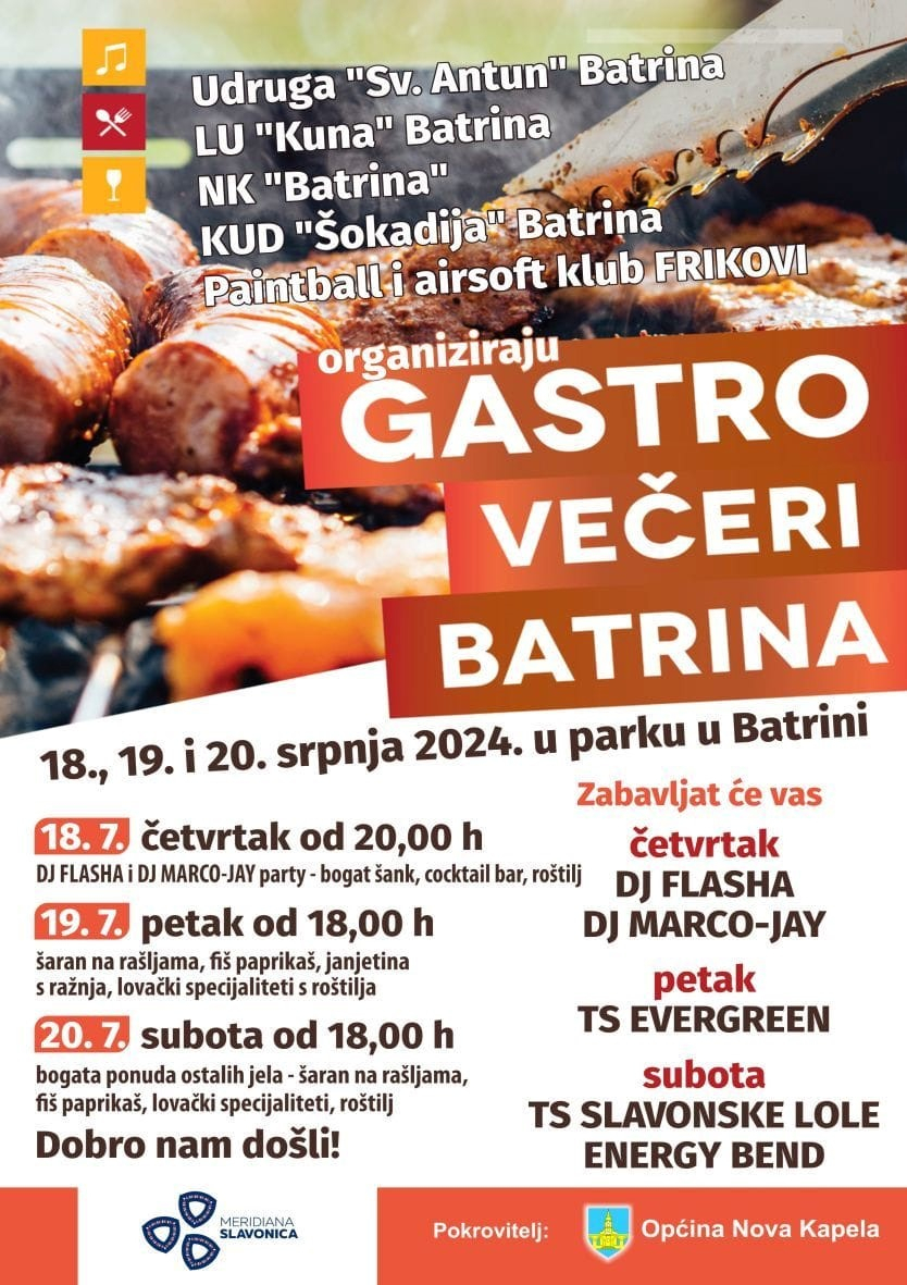 SB Online | Ne propustite niti ovogodišnje Gastro večeri u Batrini 