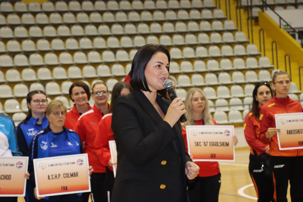 SB Online | Zamjenica gradonačelnika Marina Martić Puača na svečanost otvorenja europskog klupskog kuglačkog natjecanja