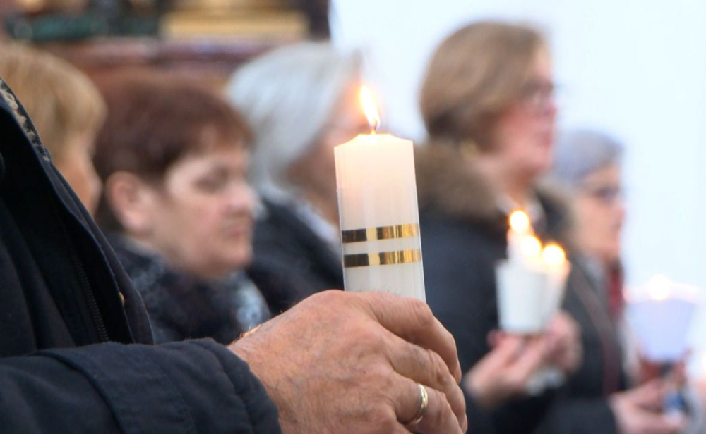 Požega.eu | MARINJE - Katolički vjernici slave blagdan Prikazanja Gospodinova ili Svijećnicu