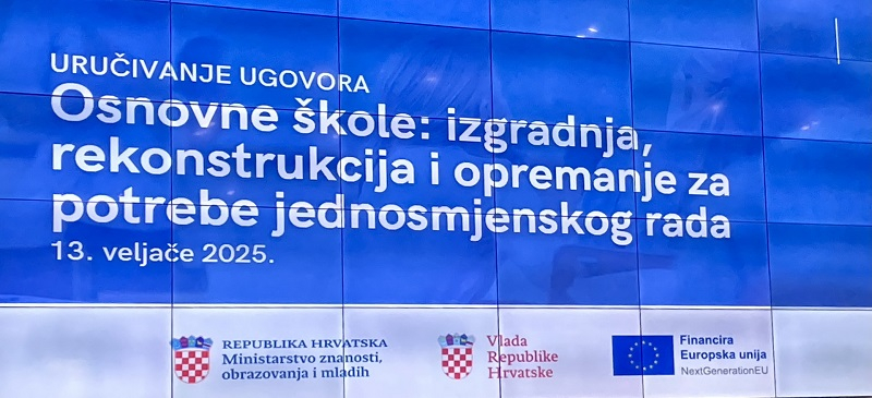 SB Online | Uručen Ugovor za dogradnju školske sportske dvorane uz OŠ ʼVladimir Nazorʼ