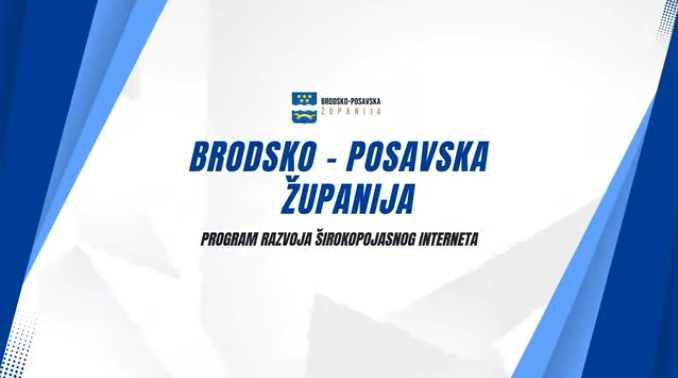 SB Online | Brodsko – posavska županija uključila se u Program razvoja širokopojasne infrastrukture