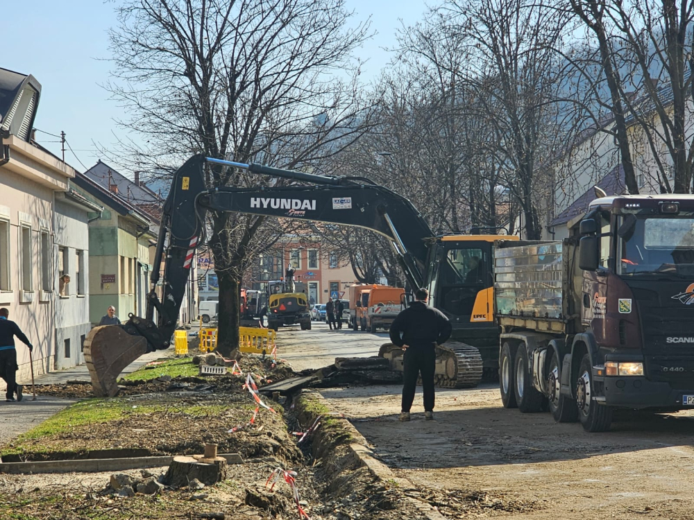 Požega.eu | Rekonstrukcija Tuđmanove ulice: Radovi vrijedni više od 400 tisuća €