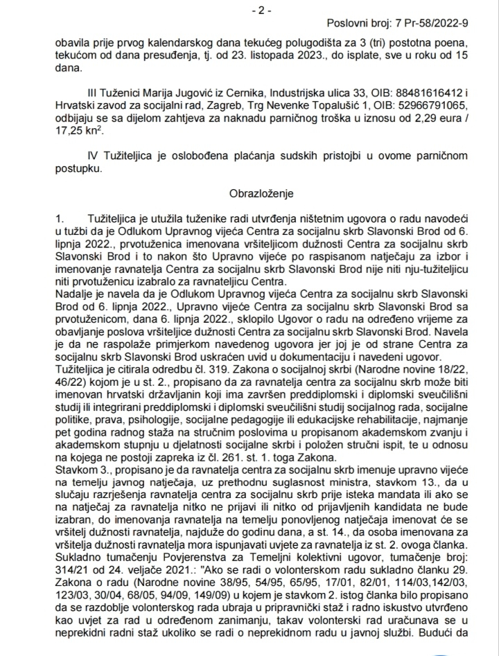 Sjećate se Anice Gusak Krajnović? Nije odustala, izgubila je sud