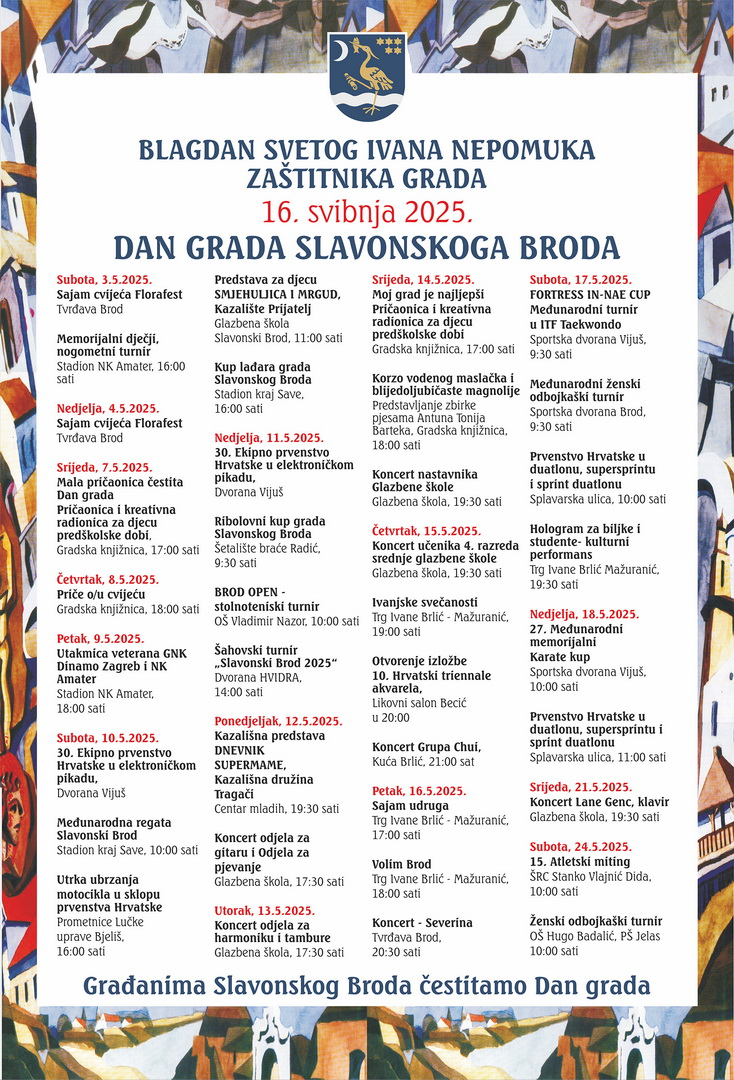 Bogat program povodom obilježavanja Dana Grada: Evo što slijedi u narednim danima